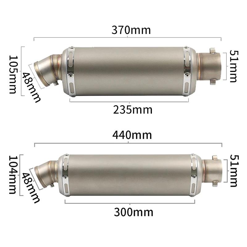 Système d'échappement Slip-On pour moto Yamaha Tenere 700 XTZ700 XTZ-700 2019-2025 avec tuyau de lia