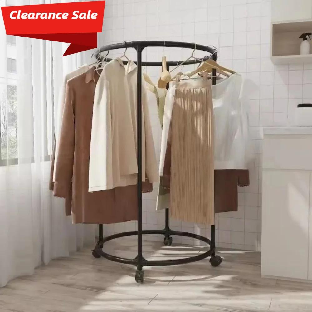 Porte-vêtements sur pied porte-manteau multifonctionnel Portable avec roues cintre sans assemblage p