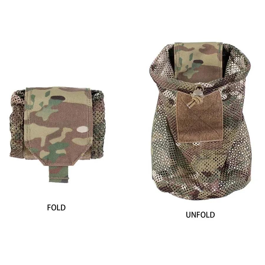 EDC Dull-Sacs de chasse pliables pour le sport en plein air, mini filet de poche, sacs de décharge e