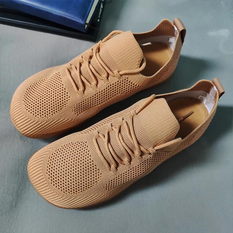 Chaussures barefoot version large 2025 homme femme - Chaussures marche sport mesh respirantes été