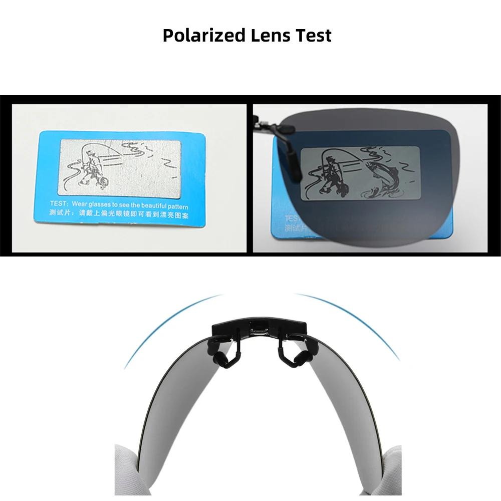 Lunettes de soleil polarisées à Clip carré pour femmes et hommes, verres noirs UV400, Vision nocturn