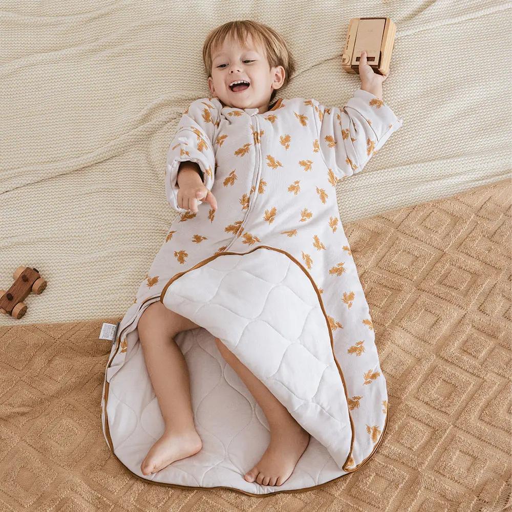 Sac de couchage pour bébés de 0 à 24 mois, plus épais, manches amovibles, Anti-coup de pied, prévent