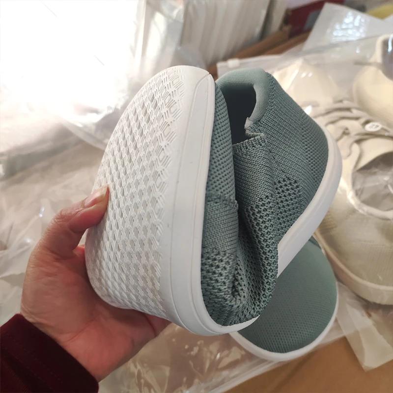 Chaussures de sport simples à pieds larges pour hommes et femmes, maille universelle, respirantes, l