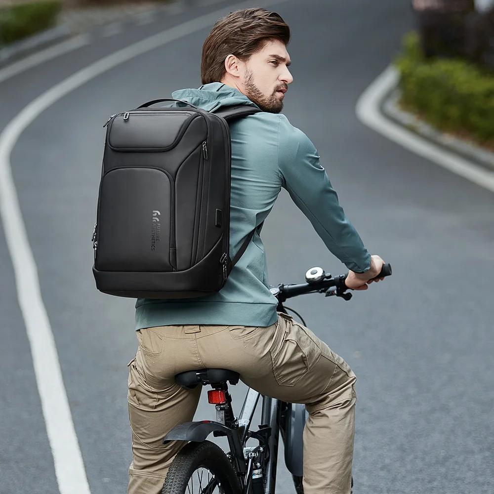 Heroic Knight-Sac à dos d'affaires étanche pour homme, sac de voyage pour ordinateur portable 17.3 "
