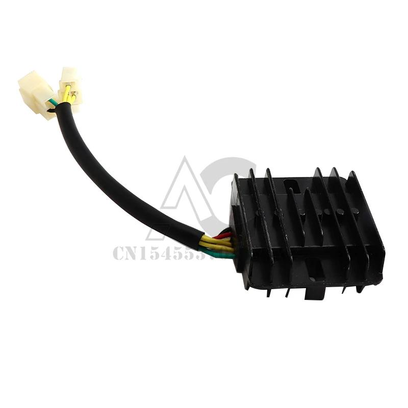Redresseur Sochi Performance 12V, 6 Fils 6 Câbles DC, Tension Noire, pour Dean 6, 150cc, 200cc, 250c