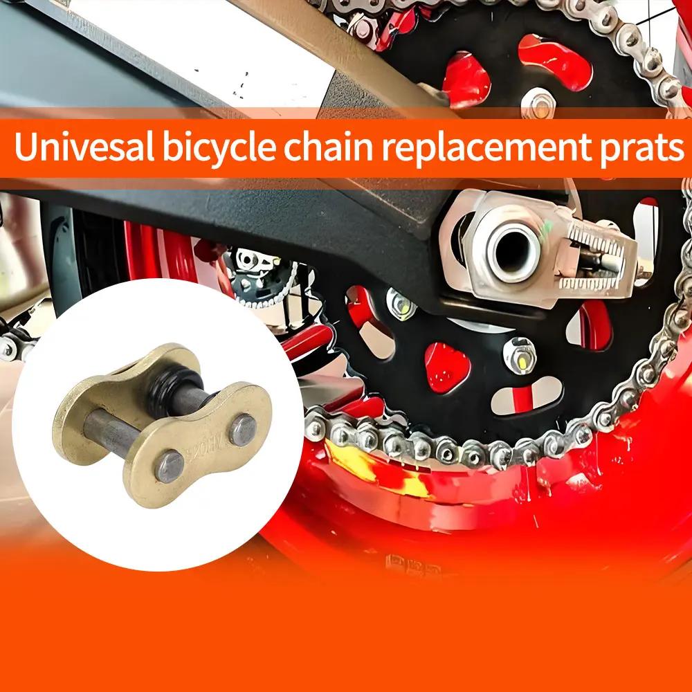 Lien d'anneau de boucle de chaîne de moto, connecteur de connexion de chaîne lourde 420 428 520 525