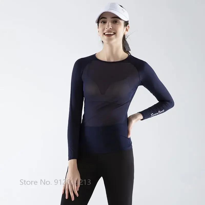 FZLOVE-T-shirt de golf pour femme, T-shirt de sport pour femme, Protégé contre le soleil, Chemise de
