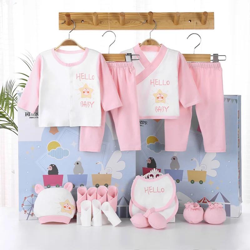Lawadka 18 pièce/lot nouveau-né bébé vêtements pour filles garçons ensembles 100% coton infantile pr
