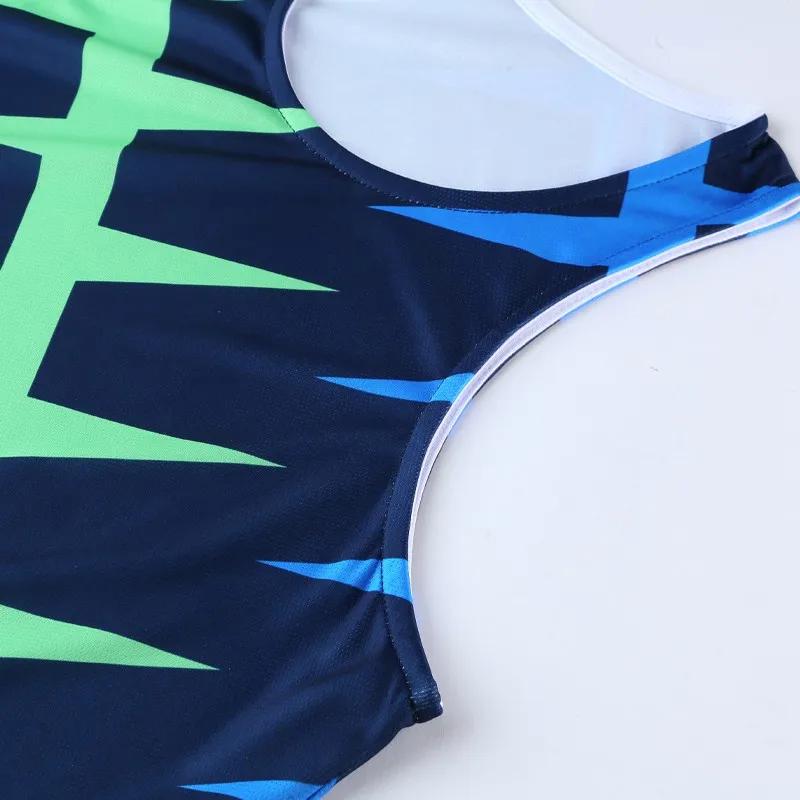 Costumes de course d'entraînement pour hommes, gilet et short, respirant, fin, séchage rapide, unifo