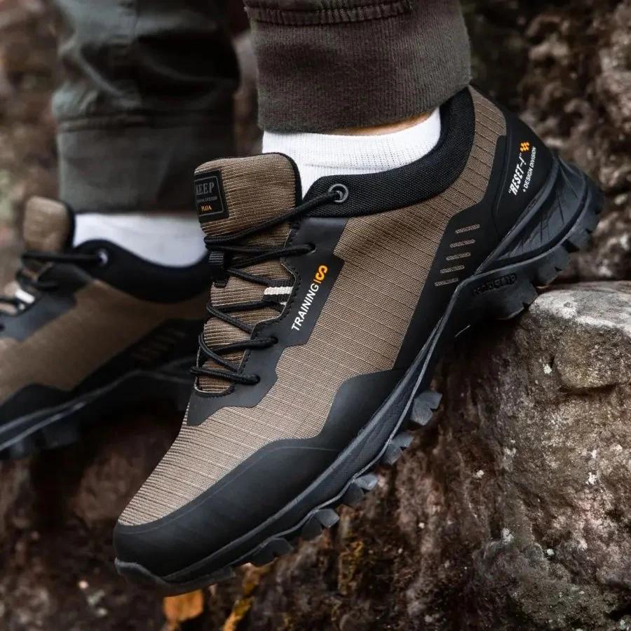 Baasploa-Baskets de randonnée légères et imperméables pour hommes, chaussures de marche, extérieur,