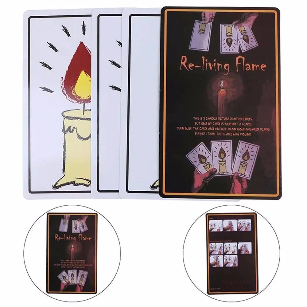1 ensemble de bougies de relance, cartes magiques, tours de magie, accessoires magiques, nouveau jou