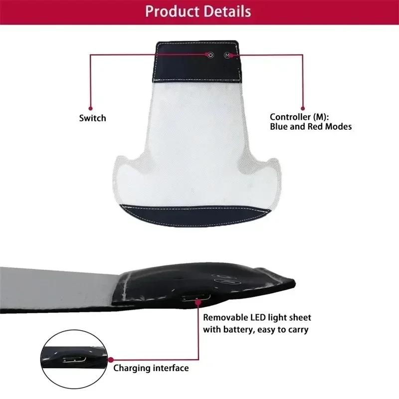 Nouveau LED rouge bleu lumière thérapie casquette croissance des cheveux casque Diode LaserHat lumiè