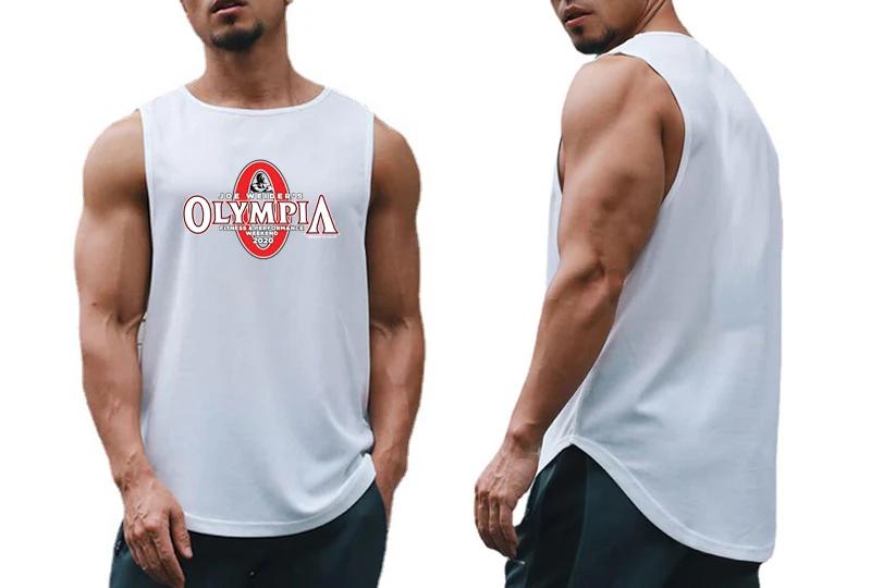 Vêtements de fitness en maille à séchage rapide pour hommes, chemises de musculation, chemise de cou