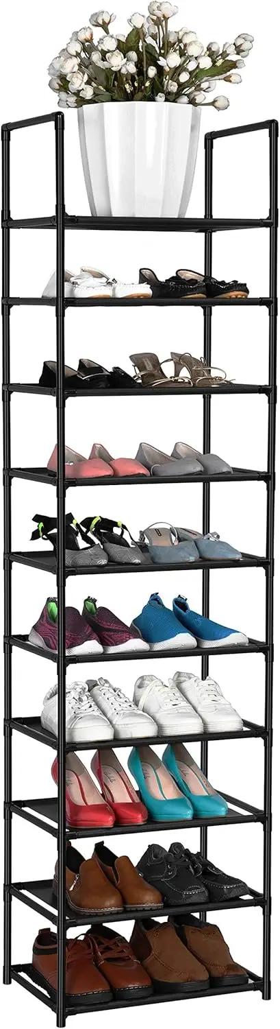 Étagère à chaussures – Étagère en acier robuste pouvant contenir 25 paires, organisateur de chaussur