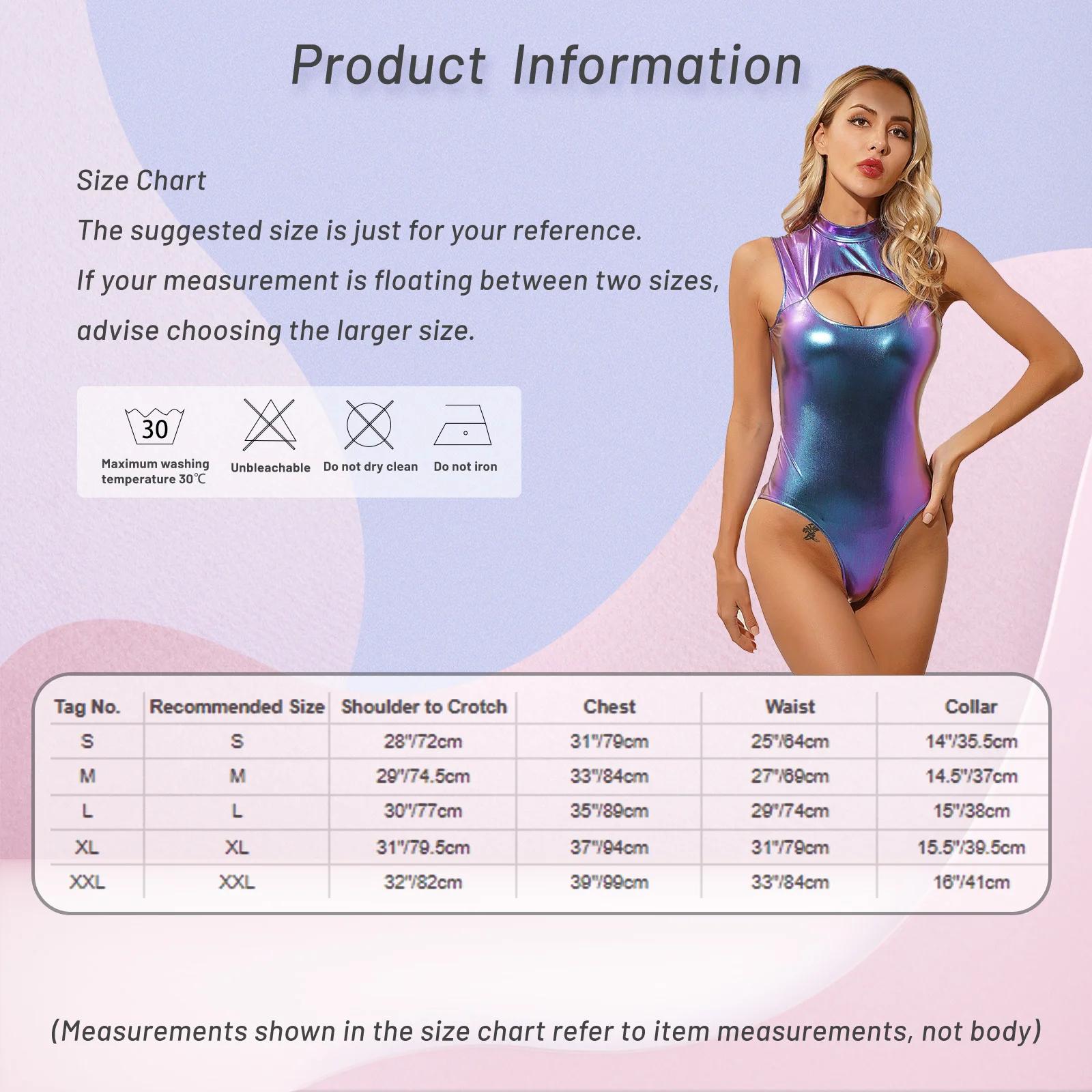Maillot de bain une pièce pour femmes, vêtements de sport, body découpé métallique, Costume de spect