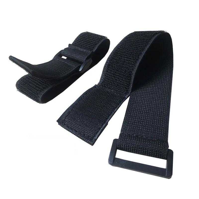 Boucle inversée hautement élastique personnalisable, bande élastique en Nylon, boucle à crochet, att