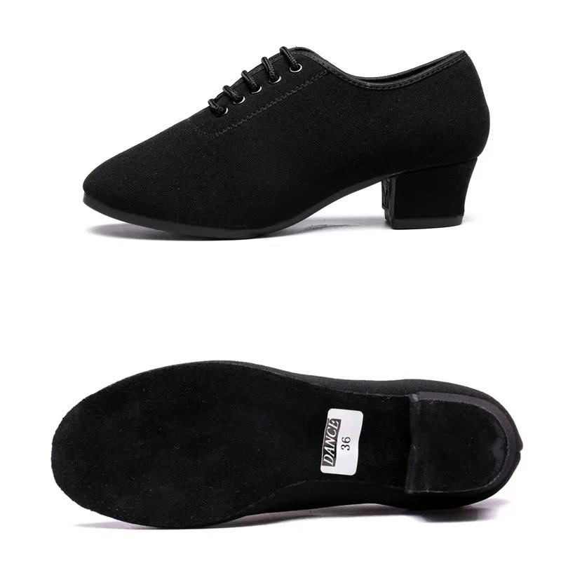 Chaussures de danse d'hiver pour femmes, chaussures de danse modernes Oxford à semelle souple, chaus