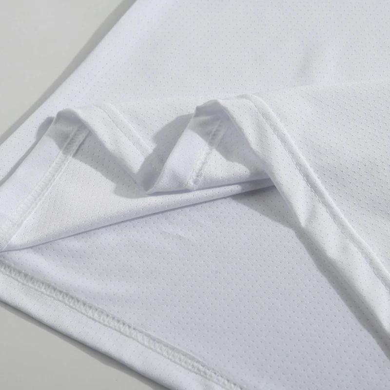 T-shirt de course réfléchissant à manches courtes en soie glacée, séchage rapide, été, mince et resp