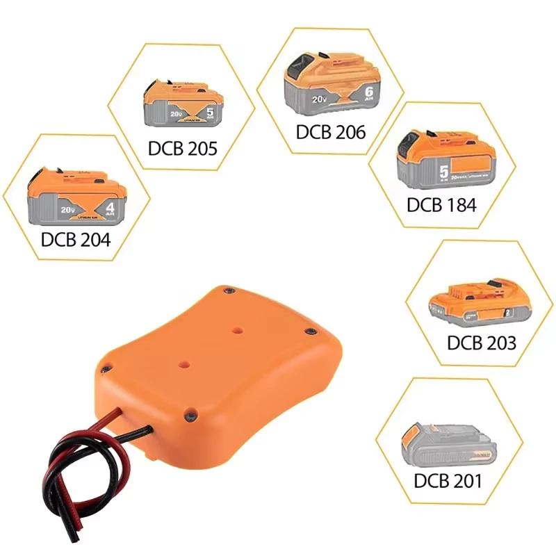 Adaptateur de batterie pour Makita/Bosch/Milwaukee/Dewalt, adaptateur de batterie 18V, connecteur d'