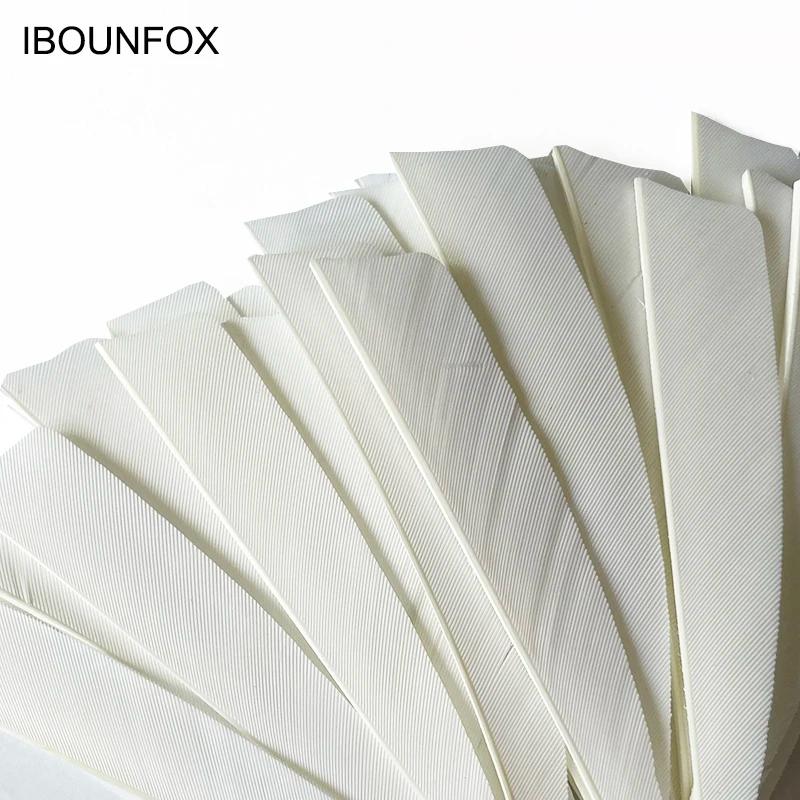 Plumes de flèche blanches pour bricolage, plumes de dinde, plumes de tir à l'arc, accessoires d'arc
