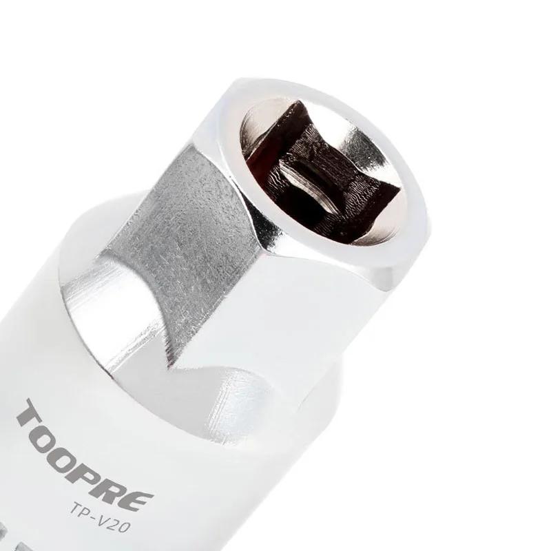 Extracteur de support inférieur de vélo, 20 dents, trou carré, clé de réparation de cannelure, clé d