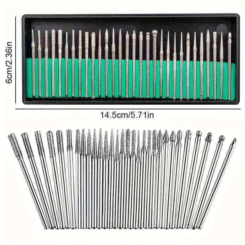 30 pièces/boîte diamant foret à ongles rotatif fraises électriques pour pédicure manucure fichiers c