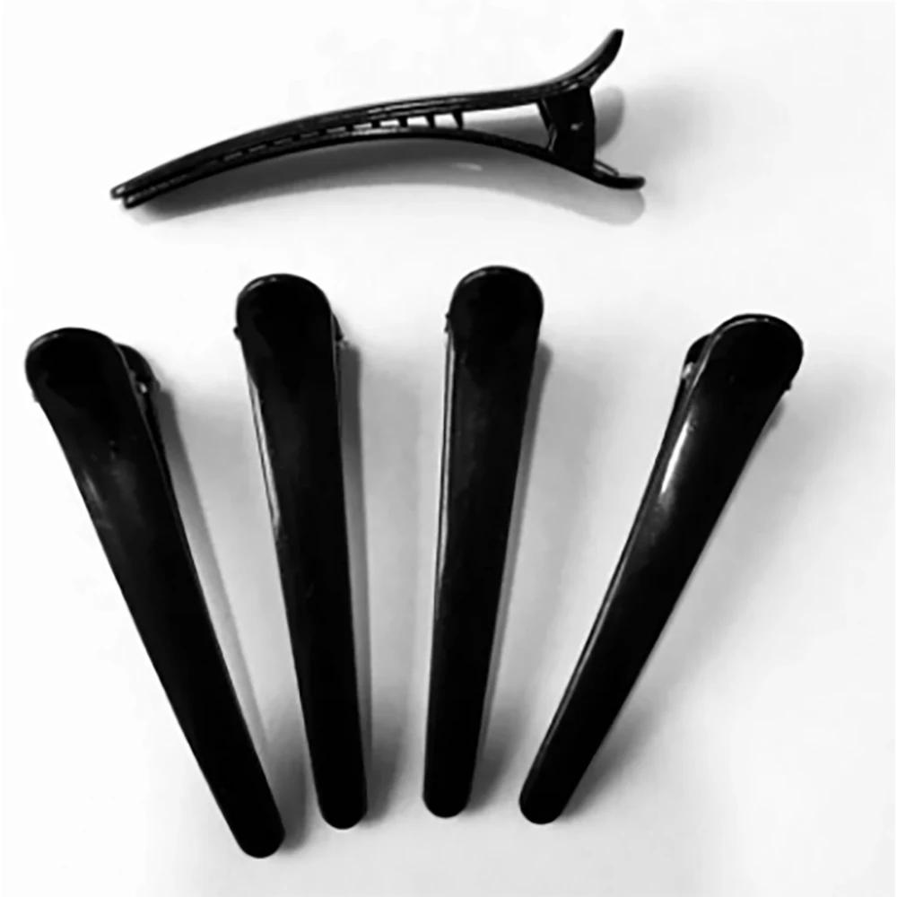 10 pièces/ensemble pince à bord en plastique épingle à cheveux accessoires grande taille 8CM pince à
