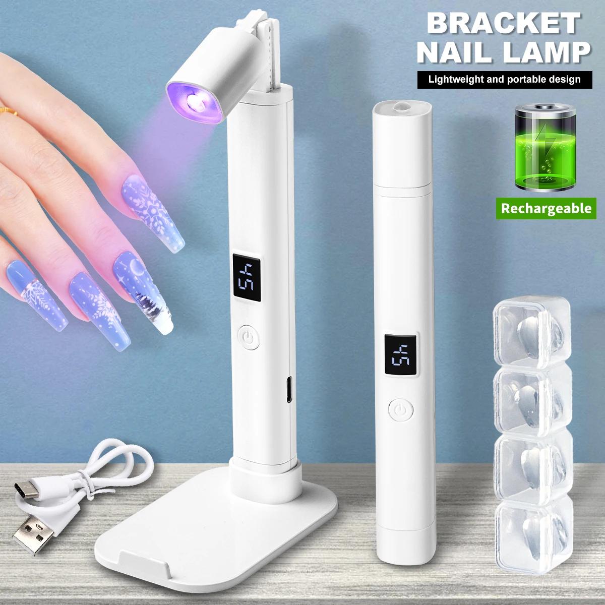 LIMEGIRL Mini LED UV lampe à ongles Gel Rechargeable poli LED lampe à ongles affichage rétractable m