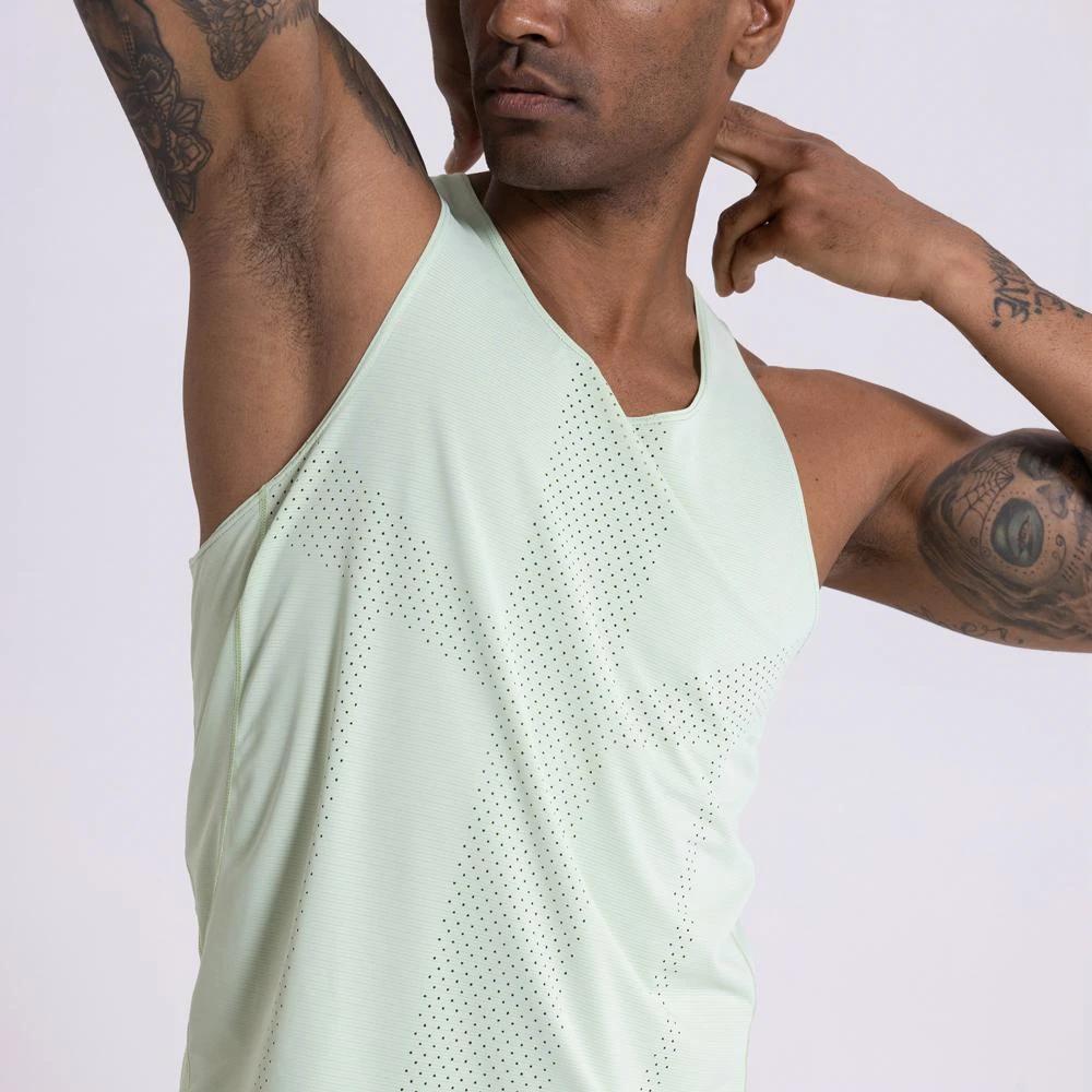 Débardeur d'athlétisme pour hommes et femmes, gilet de course, chemises de sport de vitesse, Fitness