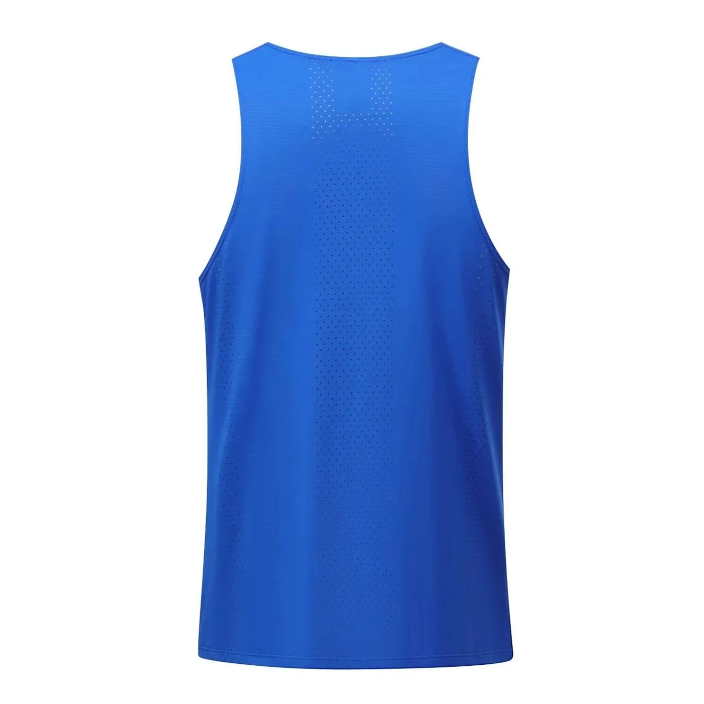 Débardeur d'athlétisme pour hommes et femmes, gilet de course, chemises de sport de vitesse, Fitness