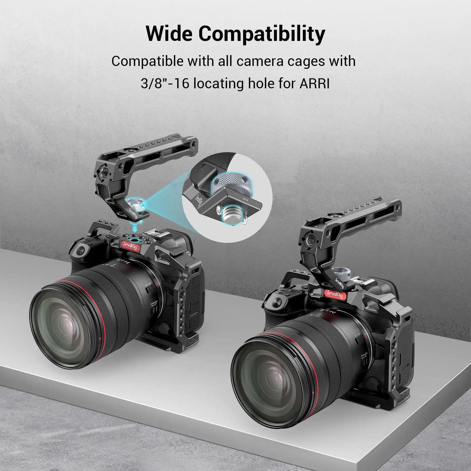 SmallRig – poignée supérieure DSLR avec trous de localisation de 3/8 à 16 pouces, pour ARRI Grip pou