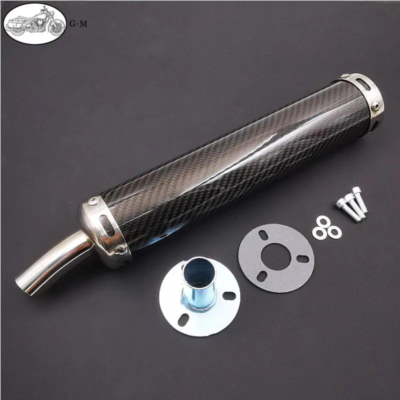 Silencieux d'échappement universel en métal 60x280mm pour moto, accessoires de course, tuyau d'échap