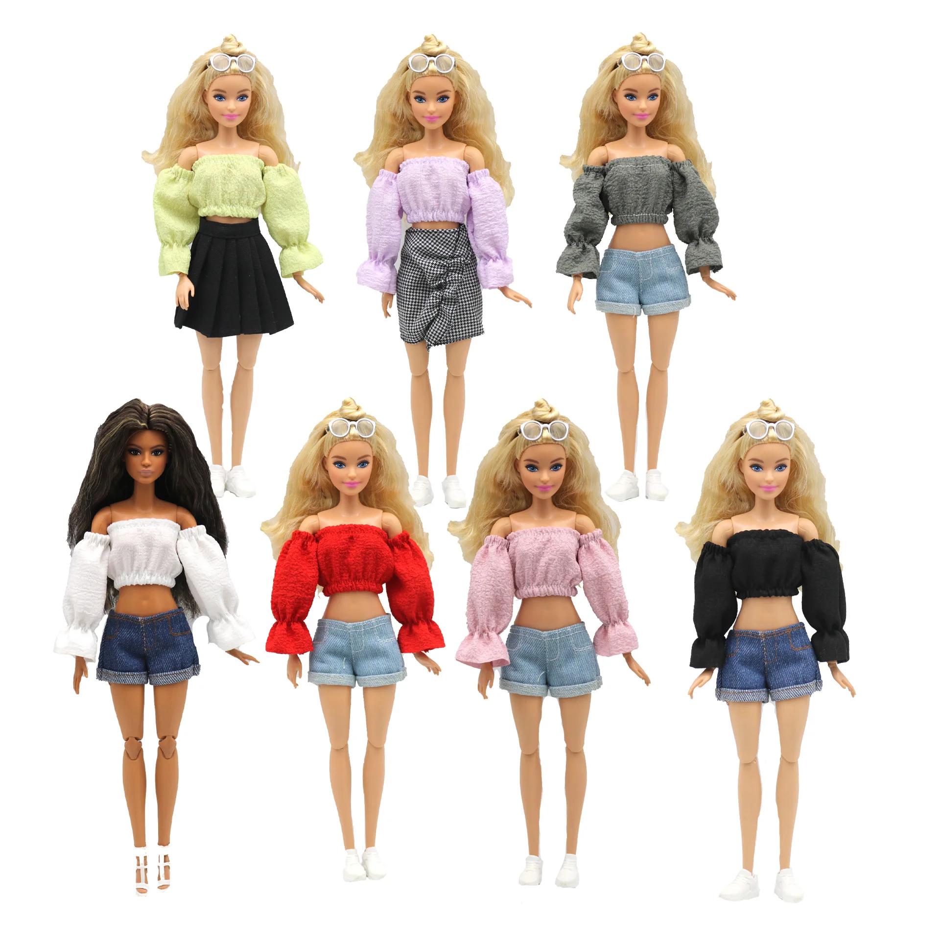 Tenues vêtements haut pantalon jupe pour 30 cm princesse poupée vêtements pour 1/6 BJD poupées maiso