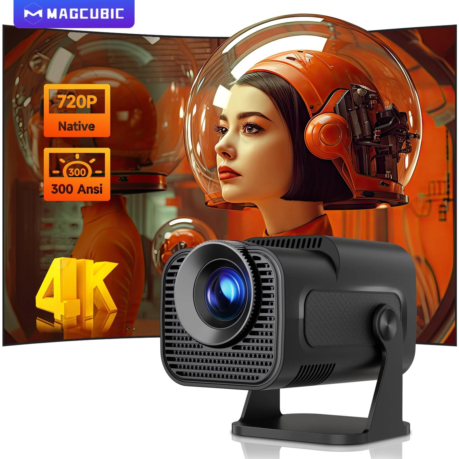 Magcubic HY320 Mini projecteur nouvellement natif 720P Android 11 4K 300ANSI Wifi6 BT5.0 cinéma exté