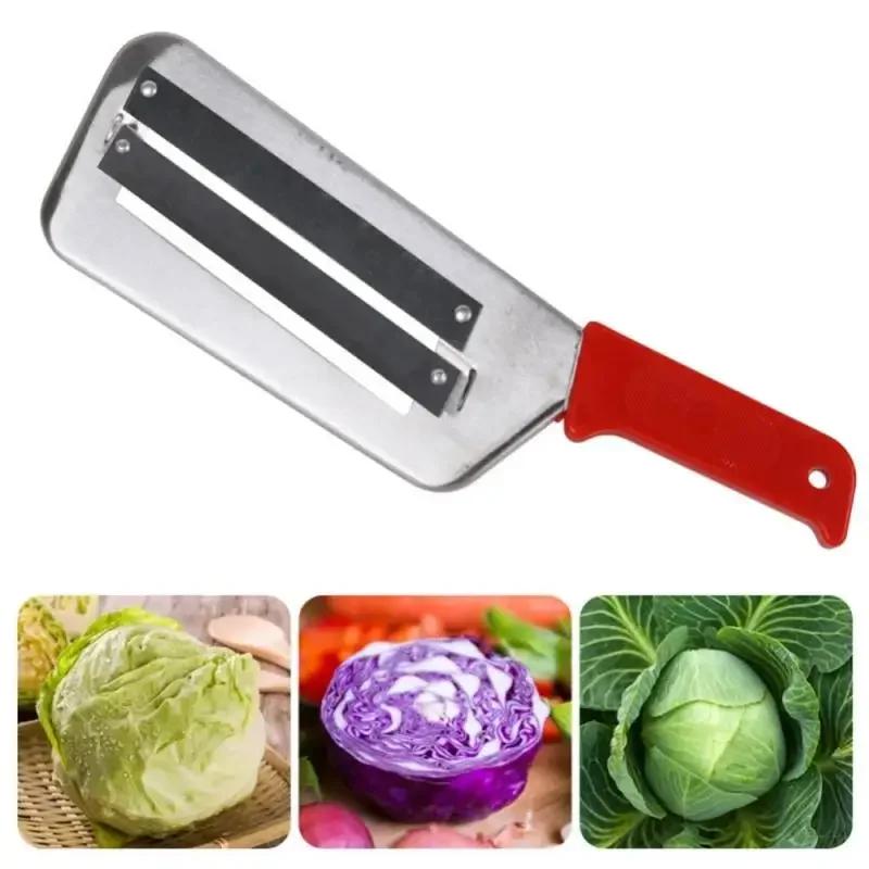 Broyeur de chou, raboteuse à Double lame, râpes à légumes, couteau, trancheur manuel, coupe-laitue,