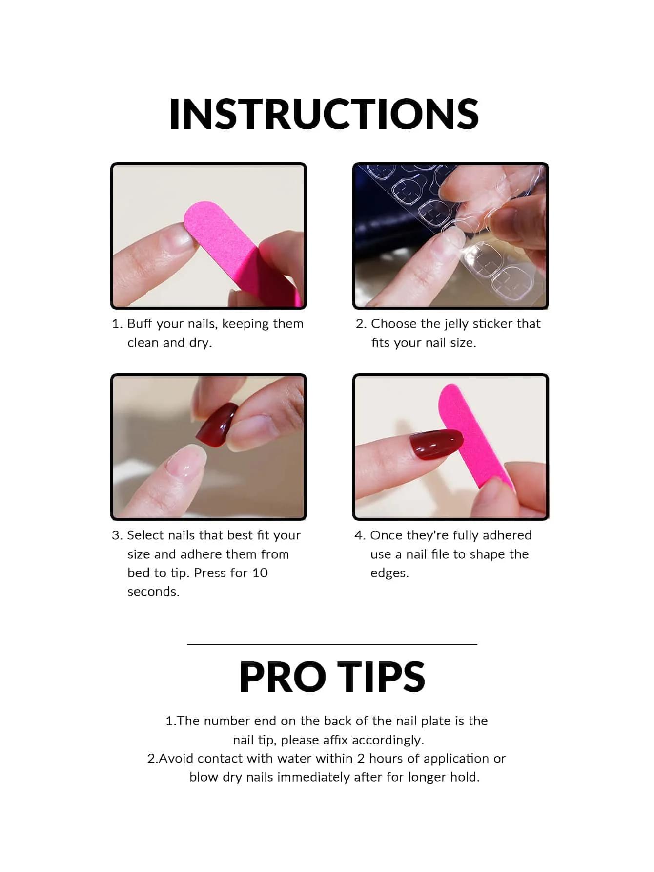 24 pièces presse sur ongles nœud papillon noir presse sur ongles blanc perle douce pointe française