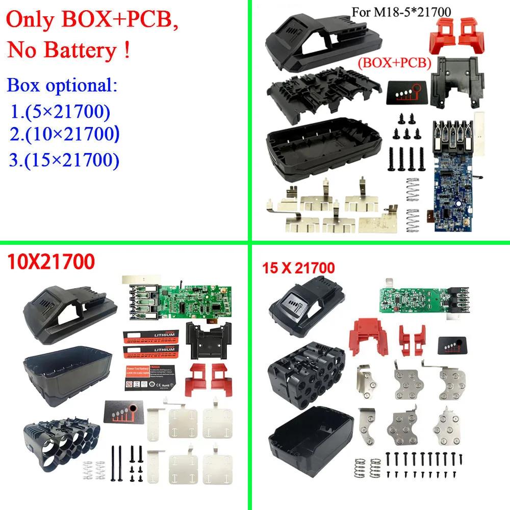 Boîtier en plastique pour batterie Li-ion 21700, Protection de charge PCB, boîtier de Circuit imprim