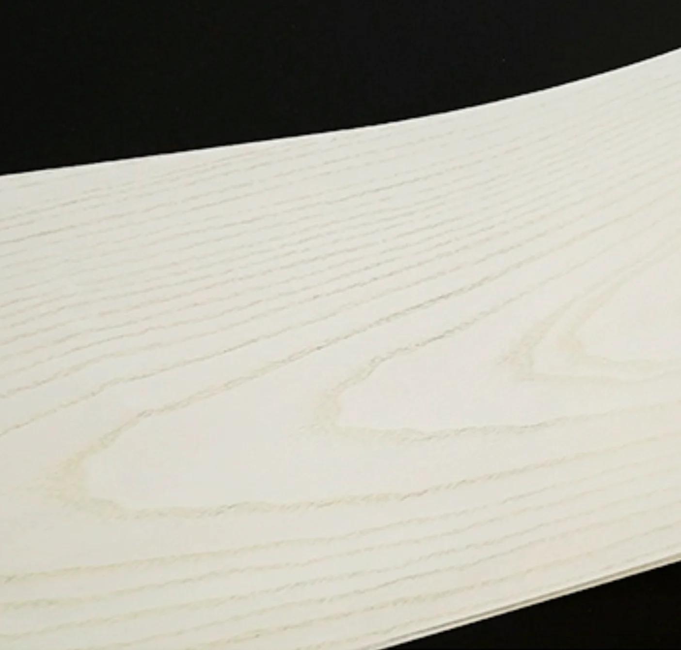 Feuilles de placage de bois blanc naturel, L:2.8 mètres, Largeur: 210mm T:0.3mm, Décoration de porte