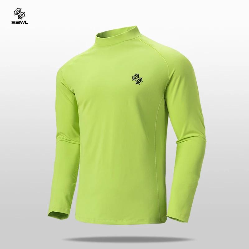 SBWL hommes de haute qualité cyclisme randonnée sports de plein air à manches longues T-shirt loisir