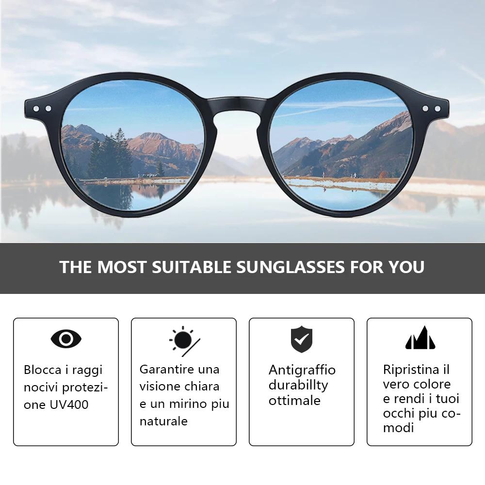 ZENOTTIC rétro lunettes de soleil polarisées 2023 2024 hommes femmes Vintage petit cadre rond lunett