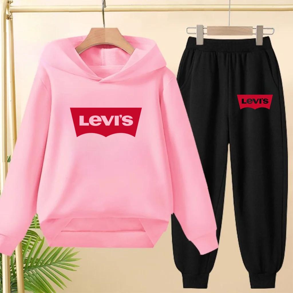 Sweat-shirt à capuche pour enfants de la marque Charming, haut + pantalon, 2 pièces, pour garçons et