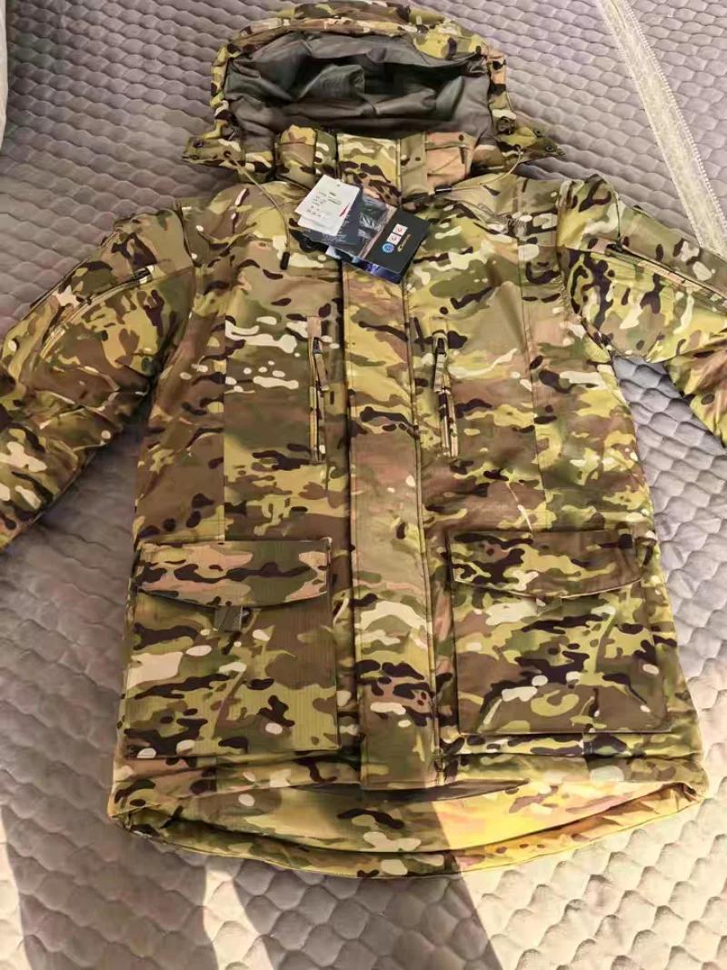 ECIG-Manteau Polaire en Coton pour l'Extérieur, Veste Douce et Chaude ou Pantalon 4.0 Coton pour le