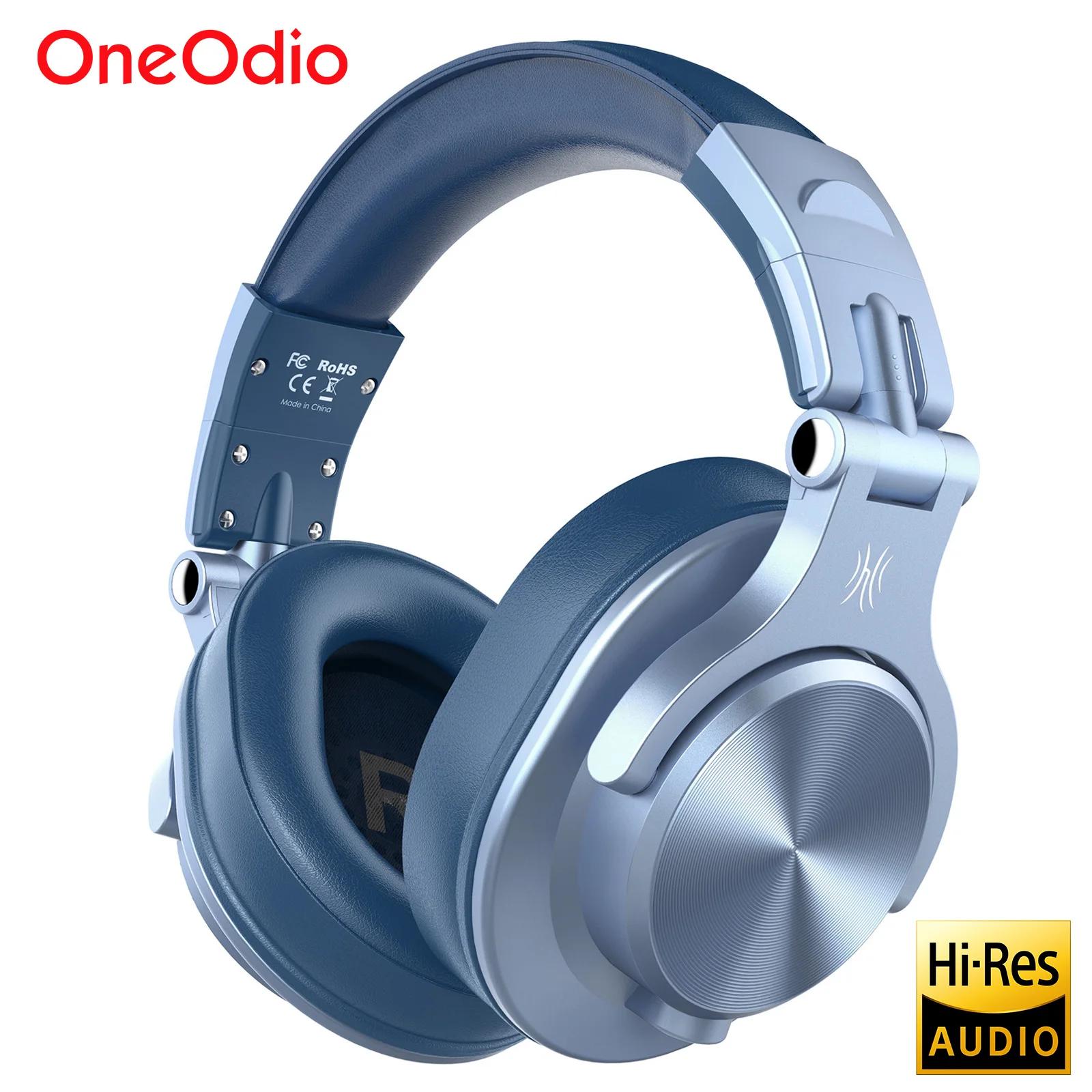 Oneodio A70 casque sans fil Bluetooth 5.2 72 heures sur l'oreille Audio haute résolution 3.5mm/6.35m