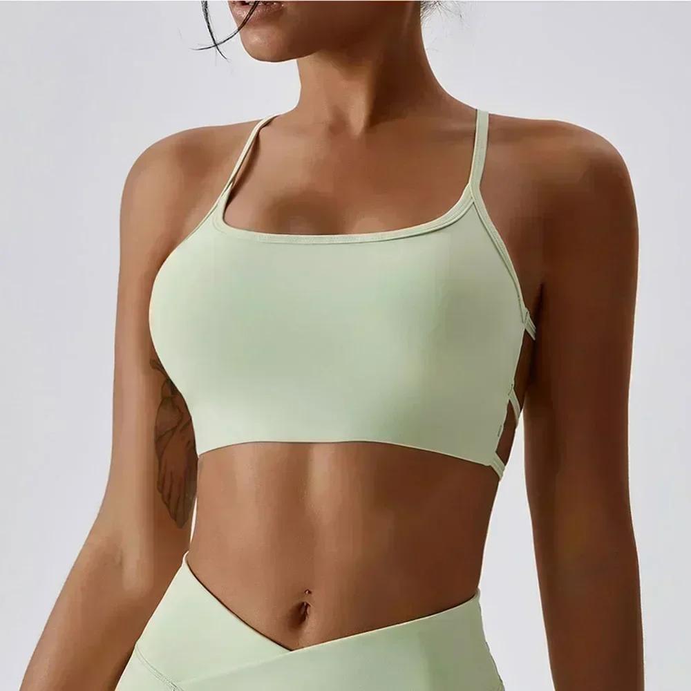 Cloud Hide – soutien-gorge de sport Sexy pour femmes, haut court de Yoga, sous-vêtements d'entraînem