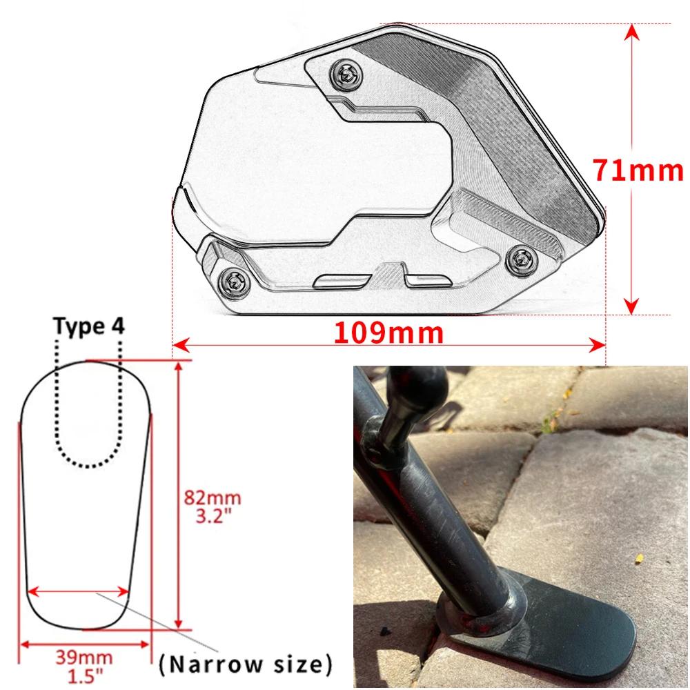 Moto CNC R1250 GS Adventure béquille pied béquille latérale rallonge plaque de Support agrandir pour