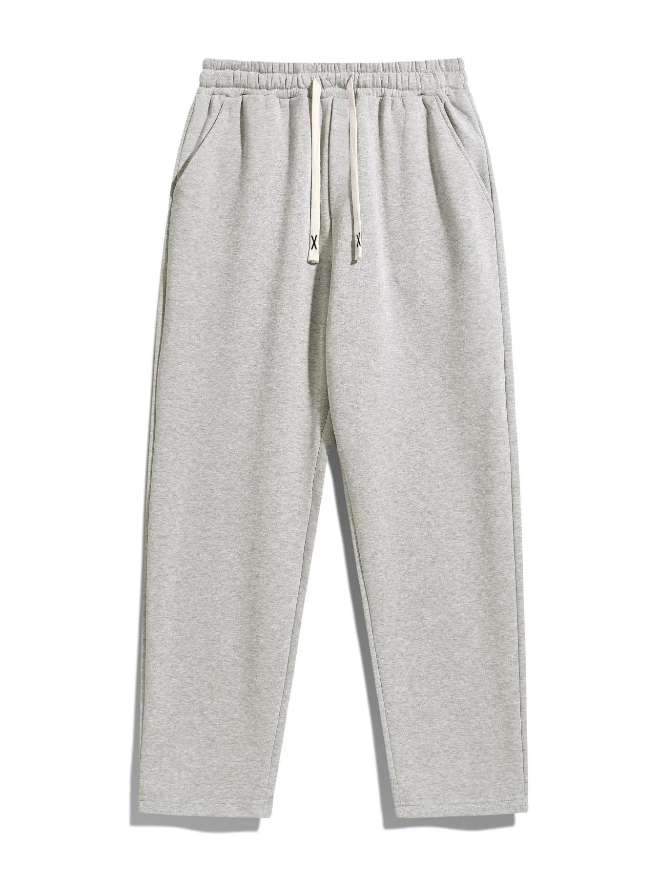 Pantalon de sport décontracté pour homme, 5 pièces, coupe droite, tissu confortable, idéal pour les