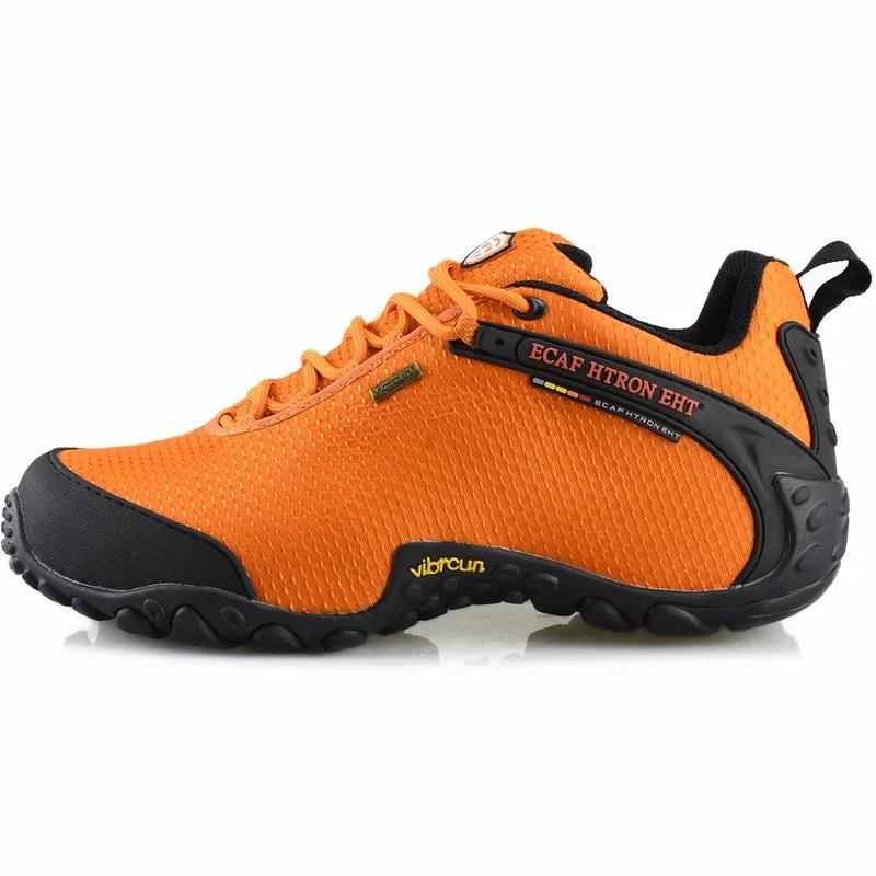 Chaussures d'escalade en plein air antidérapantes et respirantes pour hommes, baskets de Trekking, c