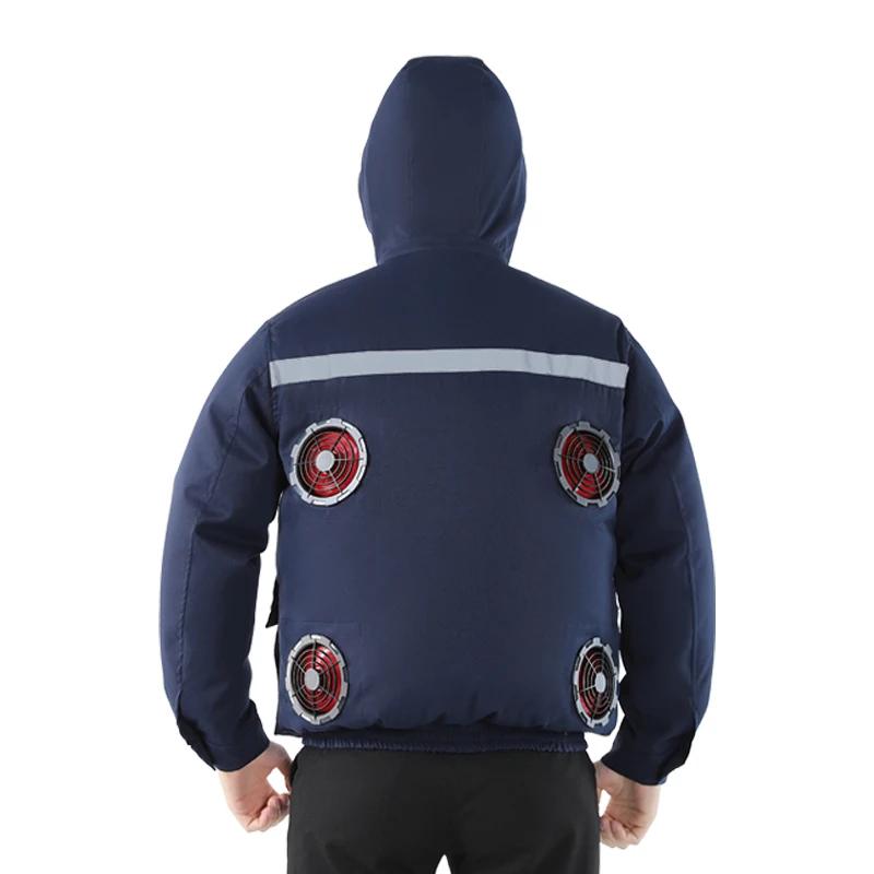 Nouveau décontracté ample refroidissement ventilateur électrique climatisation costume hommes chanti