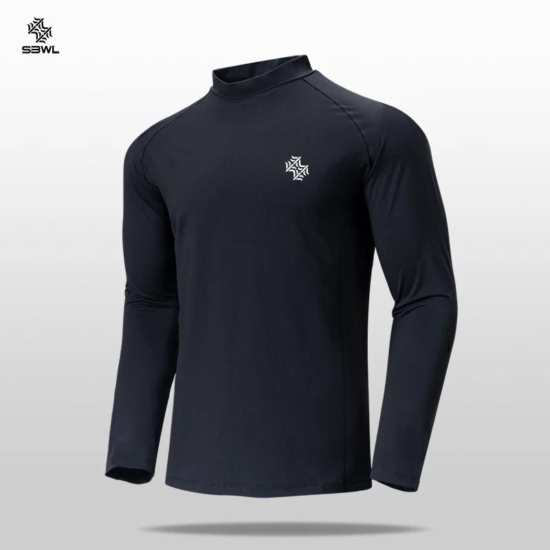 SBWL hommes de haute qualité cyclisme randonnée sports de plein air à manches longues T-shirt loisir