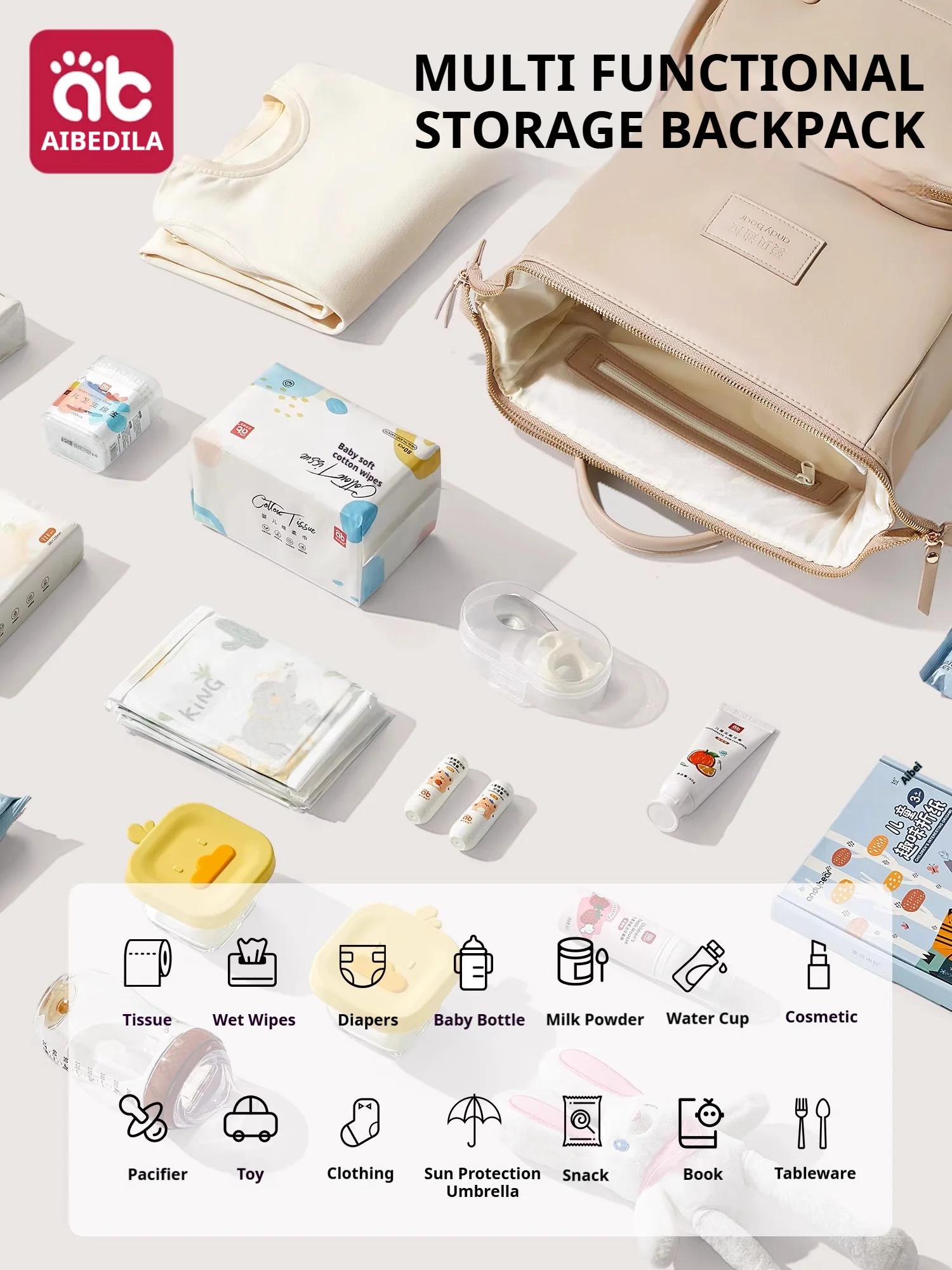 AIBEDILA sac à couches sac à dos sac pour femme sac à dos sac à couches pour bébé sac à dos de mater